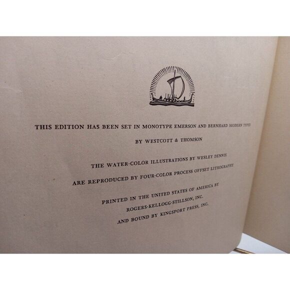 The Red Pony John Steinbeck 1945 1st Illustrated Edition Vintage Children's Book - Picture 5 of 9